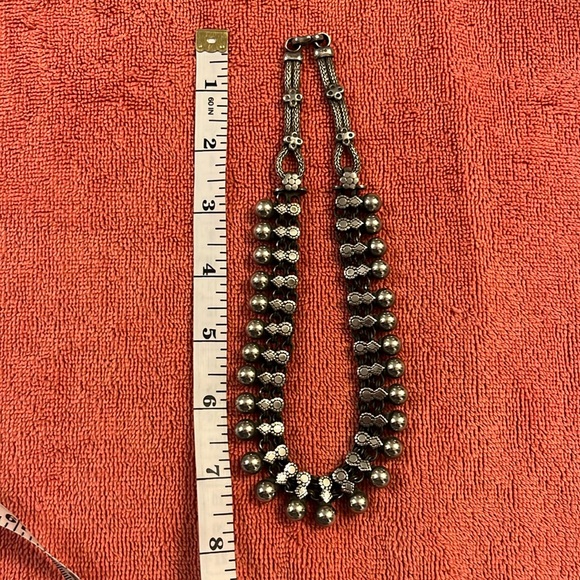 Boho, tribal Thai silver necklace - Picture 1 of 4